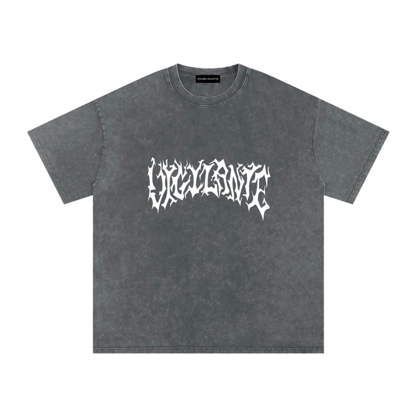"Scars of Labour" Acid Wash Oversized Cotton T-Shirt
