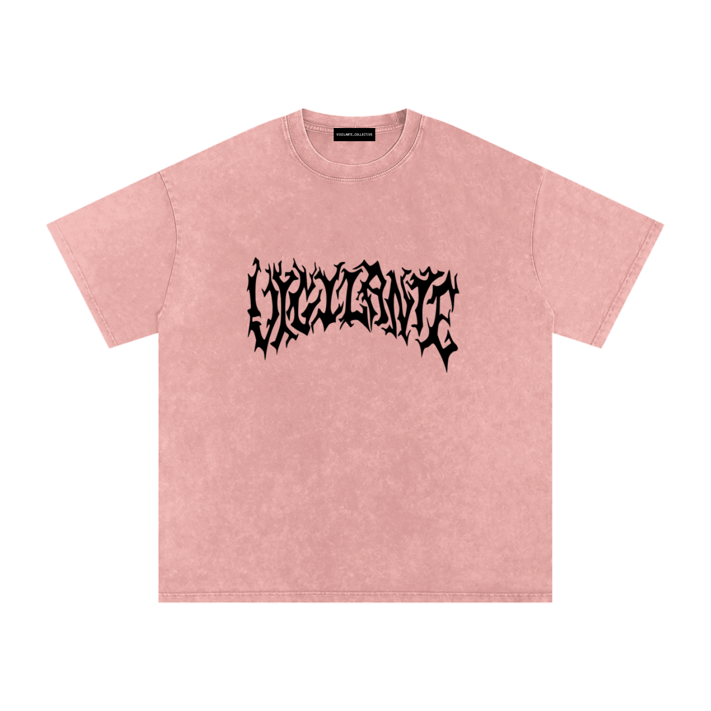 "Scars of Labour" Acid Wash Oversized Cotton T-Shirt