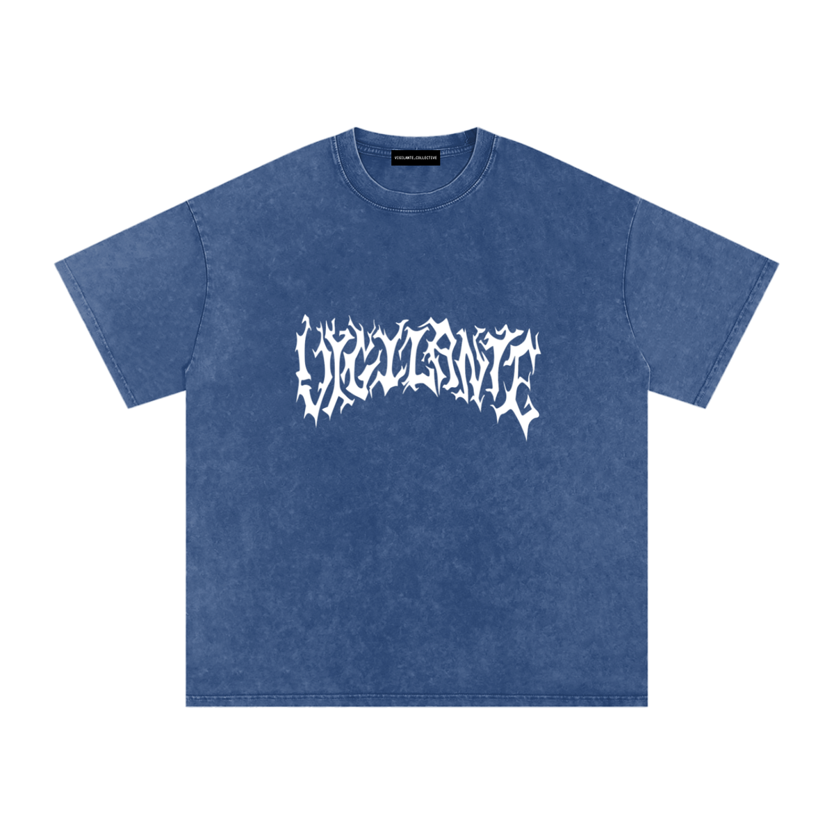 "Scars of Labour" Acid Wash Oversized Cotton T-Shirt