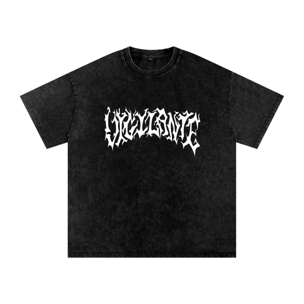 "Scars of Labour" Acid Wash Oversized Cotton T-Shirt