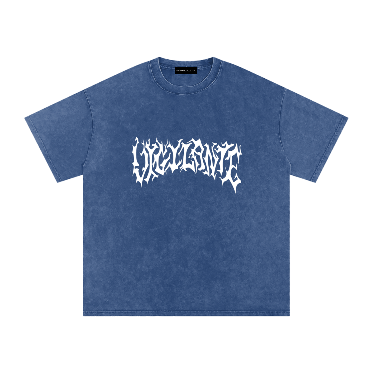 "Scars of Labour" Acid Wash Oversized Cotton T-Shirt