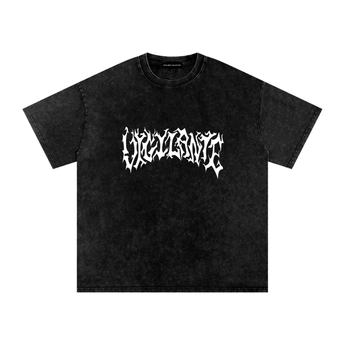 "Scars of Labour" Acid Wash Oversized Cotton T-Shirt