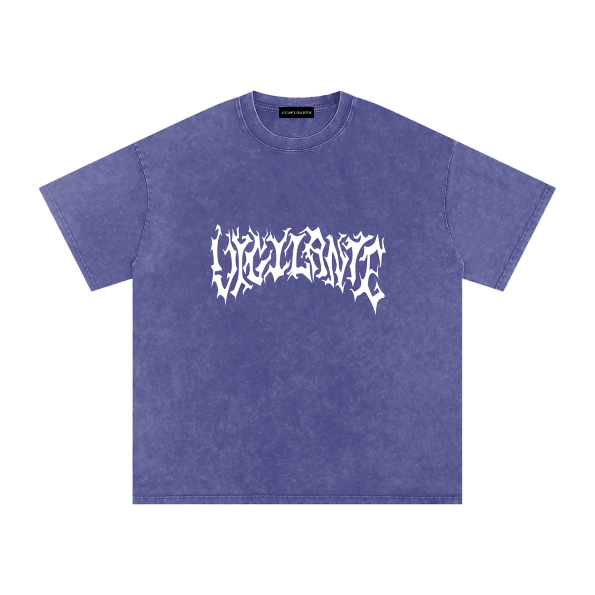 "Scars of Labour" Acid Wash Oversized Cotton T-Shirt