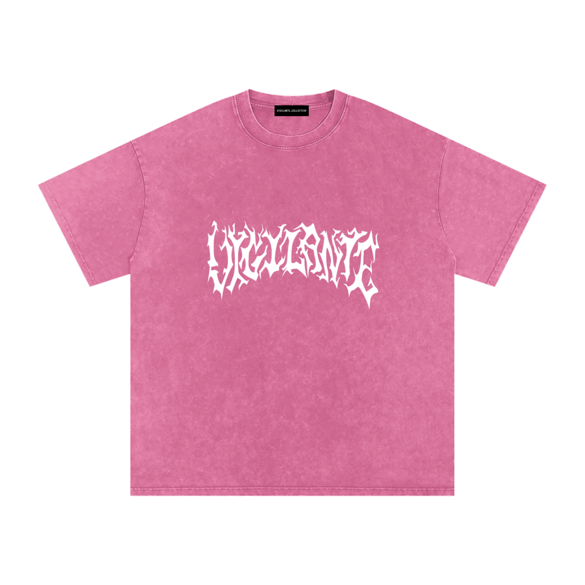 "Scars of Labour" Acid Wash Oversized Cotton T-Shirt