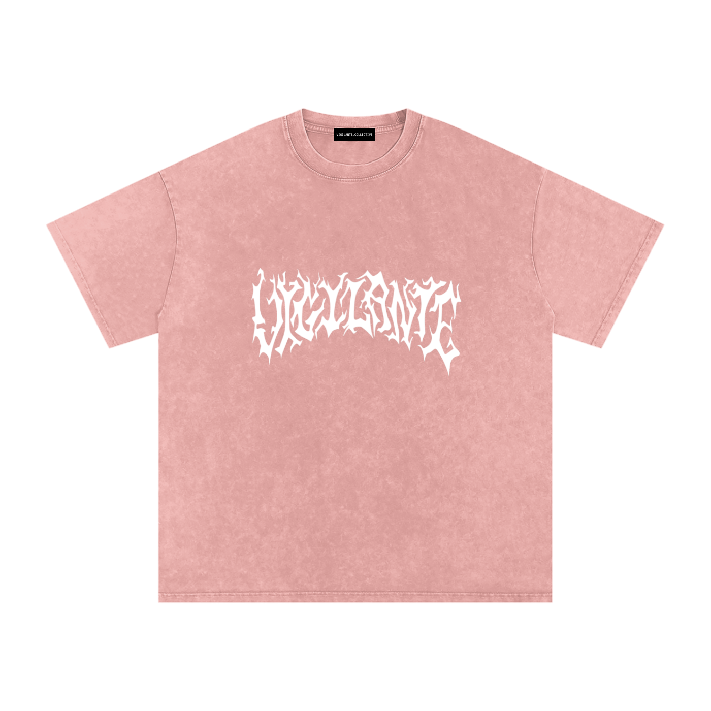 "Scars of Labour" Acid Wash Oversized Cotton T-Shirt