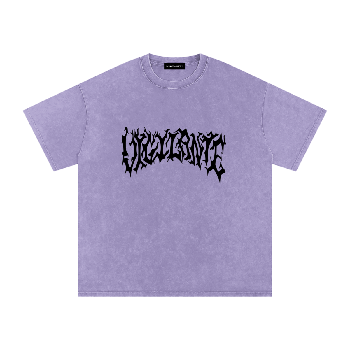 "Scars of Labour" Acid Wash Oversized Cotton T-Shirt