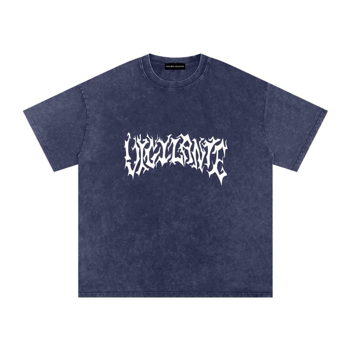 "Scars of Labour" Acid Wash Oversized Cotton T-Shirt